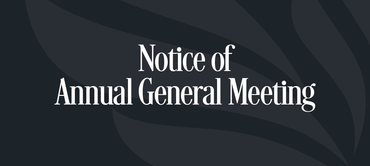 2017 Annual General Meeting Notice